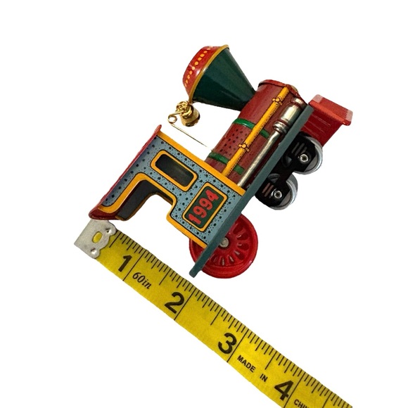 1994 Hallmark Keepsake Train Ornament Yuletide Central # 1 Series - Picture 8 of 8